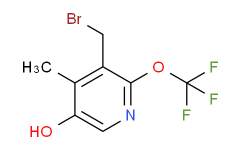 3-(Bromomethyl)-5-hydroxy-4-methyl-2-(trifluoromethoxy)pyridine