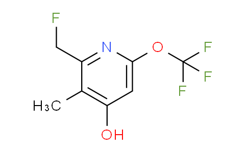 2-(Fluoromethyl)-4-hydroxy-3-methyl-6-(trifluoromethoxy)pyridine