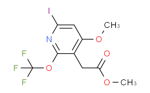 Methyl 6-iodo-4-methoxy-2-(trifluoromethoxy)pyridine-3-acetate