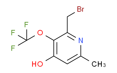 2-(Bromomethyl)-4-hydroxy-6-methyl-3-(trifluoromethoxy)pyridine