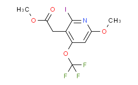 Methyl 2-iodo-6-methoxy-4-(trifluoromethoxy)pyridine-3-acetate