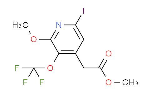 Methyl 6-iodo-2-methoxy-3-(trifluoromethoxy)pyridine-4-acetate