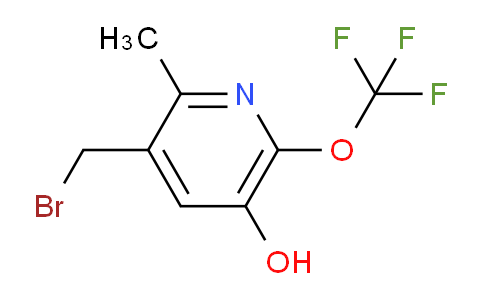 3-(Bromomethyl)-5-hydroxy-2-methyl-6-(trifluoromethoxy)pyridine