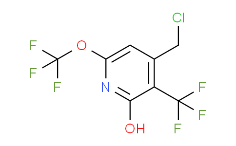 AM159721 | 1804792-65-1 | 4-(Chloromethyl)-2-hydroxy-6-(trifluoromethoxy)-3-(trifluoromethyl)pyridine