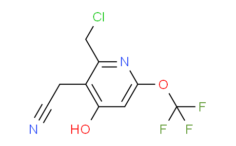 AM159733 | 1806739-55-8 | 2-(Chloromethyl)-4-hydroxy-6-(trifluoromethoxy)pyridine-3-acetonitrile