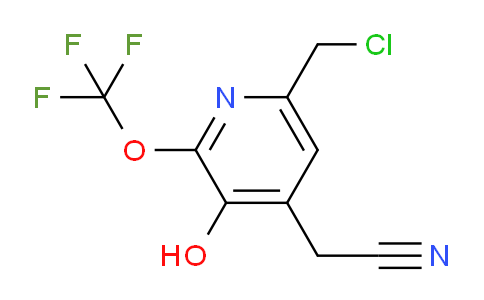 AM159741 | 1804831-24-0 | 6-(Chloromethyl)-3-hydroxy-2-(trifluoromethoxy)pyridine-4-acetonitrile