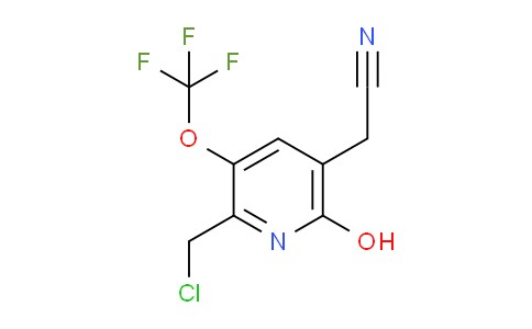 AM159745 | 1806160-40-6 | 2-(Chloromethyl)-6-hydroxy-3-(trifluoromethoxy)pyridine-5-acetonitrile
