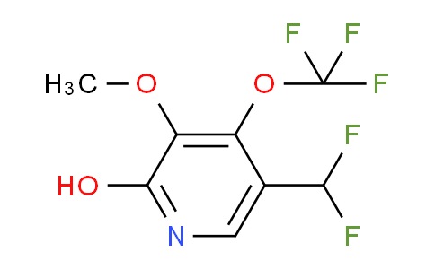 5-(Difluoromethyl)-2-hydroxy-3-methoxy-4-(trifluoromethoxy)pyridine