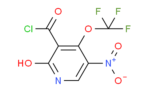 2-Hydroxy-5-nitro-4-(trifluoromethoxy)pyridine-3-carbonyl chloride
