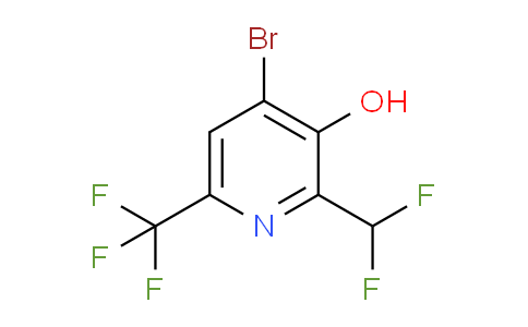 AM15978 | 1805170-55-1 | 4-Bromo-2-(difluoromethyl)-3-hydroxy-6-(trifluoromethyl)pyridine