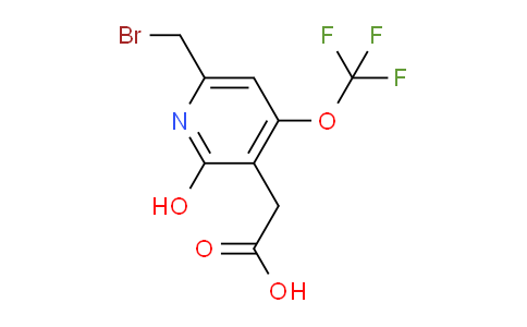 6-(Bromomethyl)-2-hydroxy-4-(trifluoromethoxy)pyridine-3-acetic acid