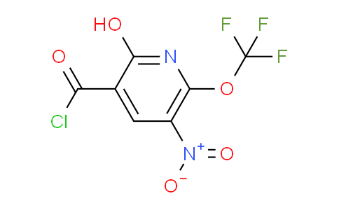 2-Hydroxy-5-nitro-6-(trifluoromethoxy)pyridine-3-carbonyl chloride