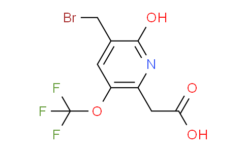 AM159785 | 1804635-70-8 | 3-(Bromomethyl)-2-hydroxy-5-(trifluoromethoxy)pyridine-6-acetic acid