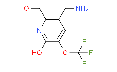 5-(Aminomethyl)-2-hydroxy-3-(trifluoromethoxy)pyridine-6-carboxaldehyde
