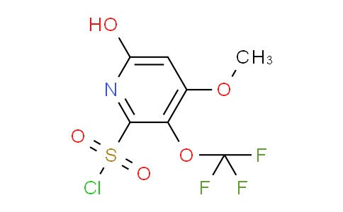 6-Hydroxy-4-methoxy-3-(trifluoromethoxy)pyridine-2-sulfonyl chloride