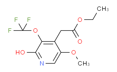 AM159852 | 1804823-95-7 | Ethyl 2-hydroxy-5-methoxy-3-(trifluoromethoxy)pyridine-4-acetate