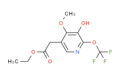 AM159863 | 1804312-54-6 | Ethyl 3-hydroxy-4-methoxy-2-(trifluoromethoxy)pyridine-5-acetate