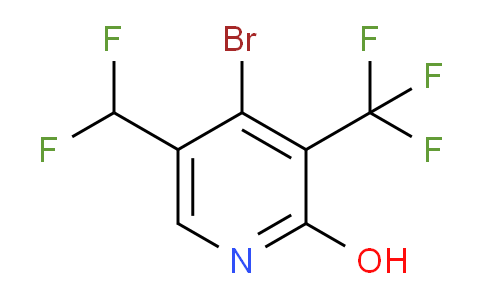 4-Bromo-5-(difluoromethyl)-2-hydroxy-3-(trifluoromethyl)pyridine
