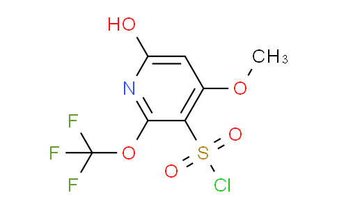AM159886 | 1804625-30-6 | 6-Hydroxy-4-methoxy-2-(trifluoromethoxy)pyridine-3-sulfonyl chloride
