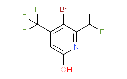 3-Bromo-2-(difluoromethyl)-6-hydroxy-4-(trifluoromethyl)pyridine