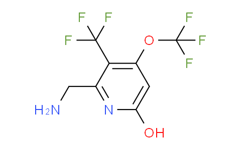 2-(Aminomethyl)-6-hydroxy-4-(trifluoromethoxy)-3-(trifluoromethyl)pyridine