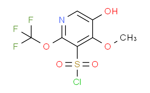 5-Hydroxy-4-methoxy-2-(trifluoromethoxy)pyridine-3-sulfonyl chloride