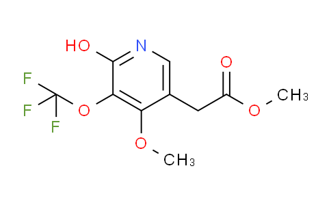 Methyl 2-hydroxy-4-methoxy-3-(trifluoromethoxy)pyridine-5-acetate