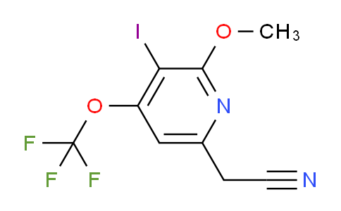 AM159943 | 1804832-54-9 | 3-Iodo-2-methoxy-4-(trifluoromethoxy)pyridine-6-acetonitrile