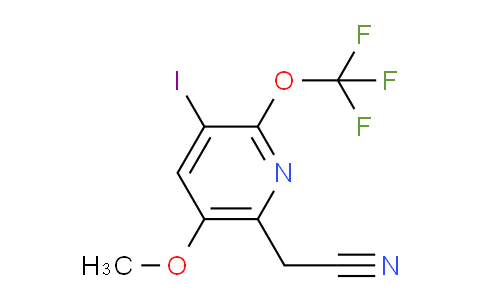 AM159948 | 1804832-71-0 | 3-Iodo-5-methoxy-2-(trifluoromethoxy)pyridine-6-acetonitrile