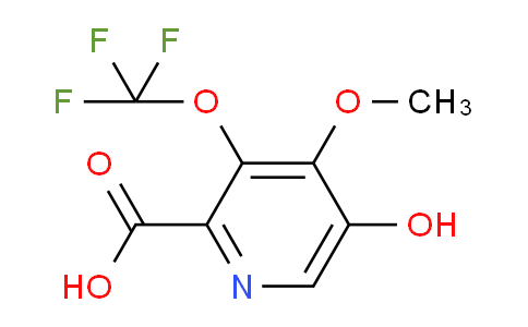 AM159950 | 1804755-84-7 | 5-Hydroxy-4-methoxy-3-(trifluoromethoxy)pyridine-2-carboxylic acid