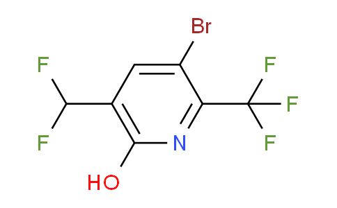 3-Bromo-5-(difluoromethyl)-6-hydroxy-2-(trifluoromethyl)pyridine