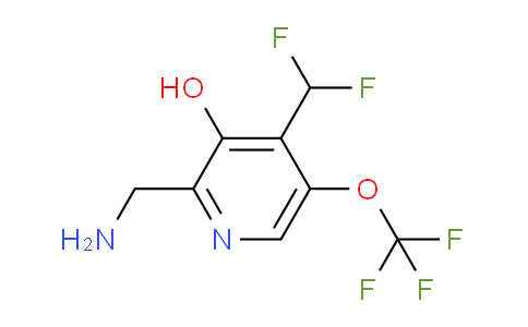2-(Aminomethyl)-4-(difluoromethyl)-3-hydroxy-5-(trifluoromethoxy)pyridine