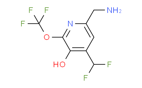 6-(Aminomethyl)-4-(difluoromethyl)-3-hydroxy-2-(trifluoromethoxy)pyridine