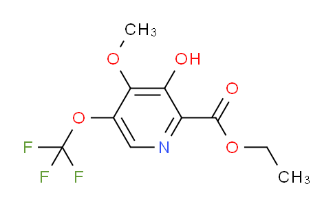 Ethyl 3-hydroxy-4-methoxy-5-(trifluoromethoxy)pyridine-2-carboxylate