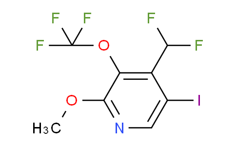 4-(Difluoromethyl)-5-iodo-2-methoxy-3-(trifluoromethoxy)pyridine