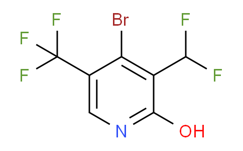 4-Bromo-3-(difluoromethyl)-2-hydroxy-5-(trifluoromethyl)pyridine