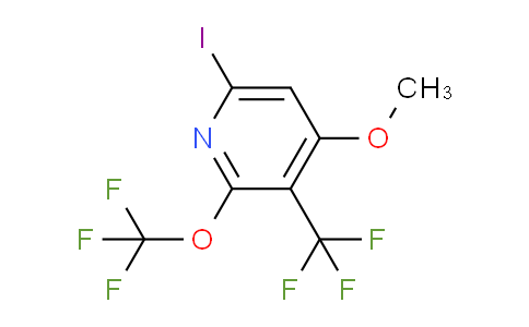 AM160011 | 1806166-72-2 | 6-Iodo-4-methoxy-2-(trifluoromethoxy)-3-(trifluoromethyl)pyridine