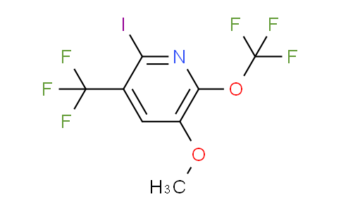 2-Iodo-5-methoxy-6-(trifluoromethoxy)-3-(trifluoromethyl)pyridine