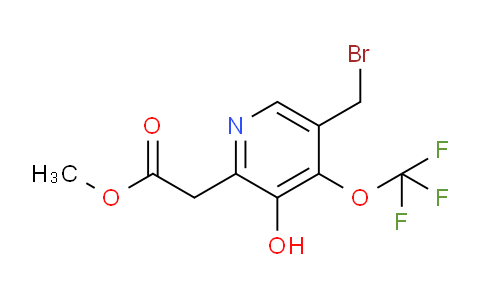 Methyl 5-(bromomethyl)-3-hydroxy-4-(trifluoromethoxy)pyridine-2-acetate