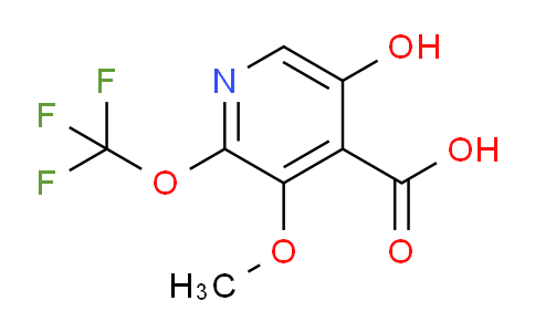 AM160020 | 1804771-65-0 | 5-Hydroxy-3-methoxy-2-(trifluoromethoxy)pyridine-4-carboxylic acid