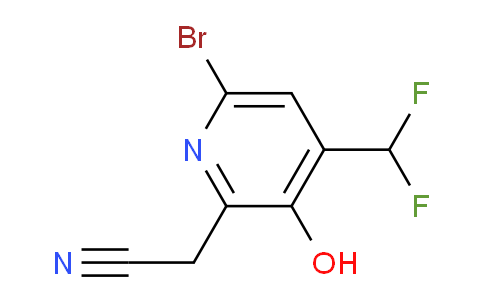 AM16004 | 1805371-87-2 | 6-Bromo-4-(difluoromethyl)-3-hydroxypyridine-2-acetonitrile