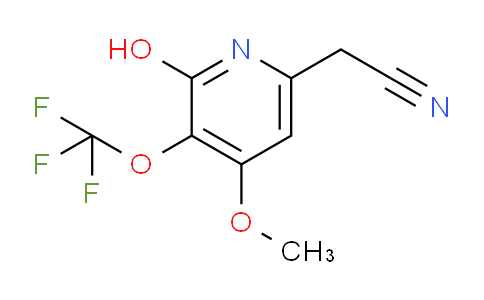2-Hydroxy-4-methoxy-3-(trifluoromethoxy)pyridine-6-acetonitrile