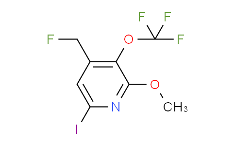 4-(Fluoromethyl)-6-iodo-2-methoxy-3-(trifluoromethoxy)pyridine