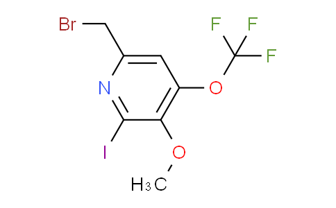 6-(Bromomethyl)-2-iodo-3-methoxy-4-(trifluoromethoxy)pyridine