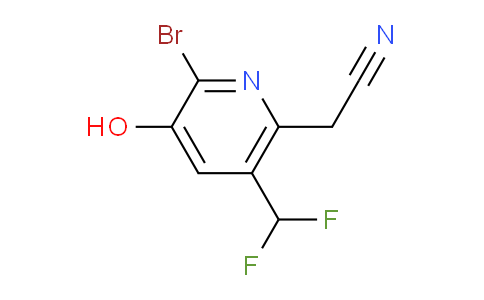 AM16006 | 1805408-76-7 | 2-Bromo-5-(difluoromethyl)-3-hydroxypyridine-6-acetonitrile