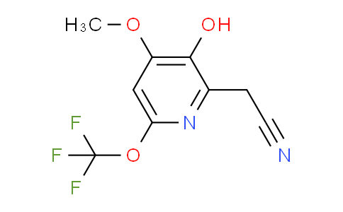 3-Hydroxy-4-methoxy-6-(trifluoromethoxy)pyridine-2-acetonitrile