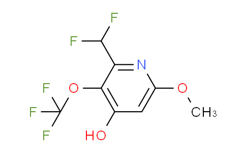 2-(Difluoromethyl)-4-hydroxy-6-methoxy-3-(trifluoromethoxy)pyridine