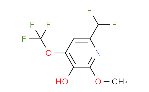 6-(Difluoromethyl)-3-hydroxy-2-methoxy-4-(trifluoromethoxy)pyridine