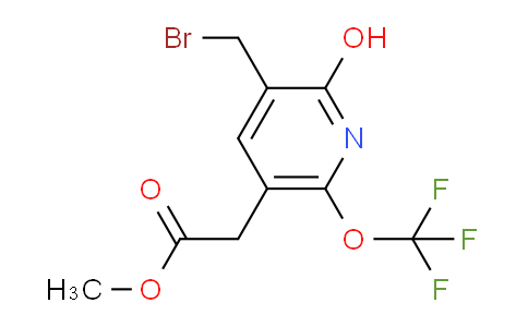 AM160075 | 1804828-79-2 | Methyl 3-(bromomethyl)-2-hydroxy-6-(trifluoromethoxy)pyridine-5-acetate