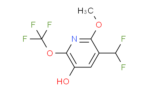 AM160091 | 1804826-53-6 | 3-(Difluoromethyl)-5-hydroxy-2-methoxy-6-(trifluoromethoxy)pyridine
